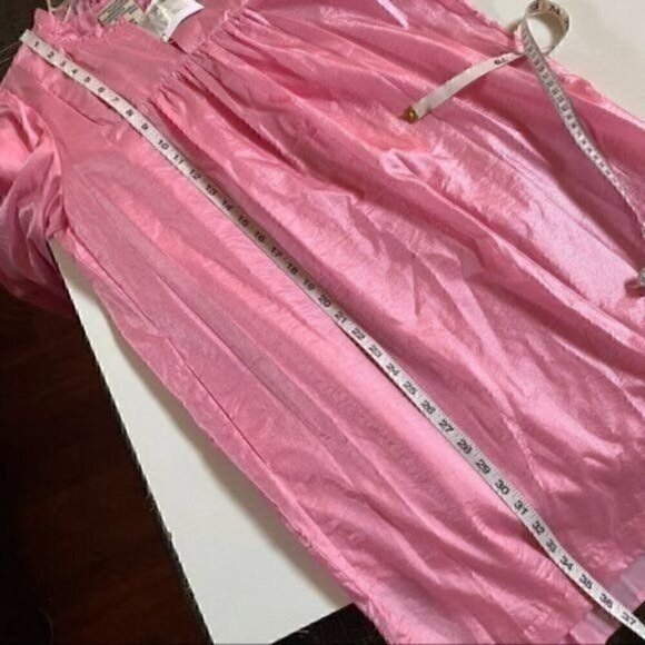 Baum Und Pferdgarten Abernathy Rosebloom Pink Baby Doll Dress sz EU42 US12 Silk - Picture 9 of 15